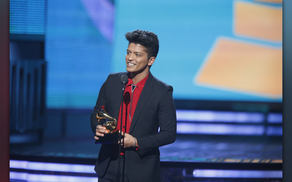 ... wie Bruno Mars über das "Best Vocal Pop Album".