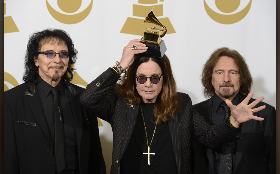 Auch Black Sabbath gewinnen einen Preis für die "Best Metal Performance",
