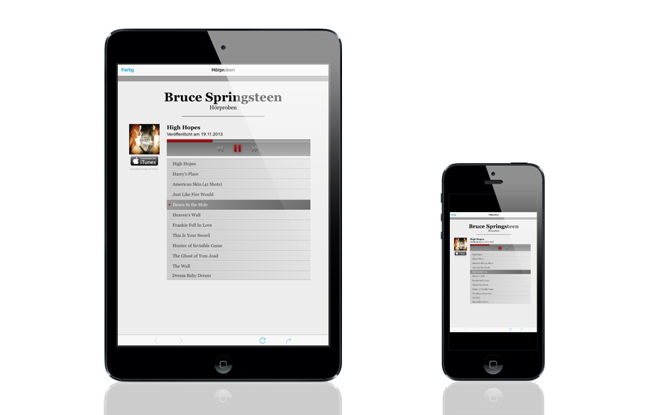 So sieht der neue Musikexpress und die App aus