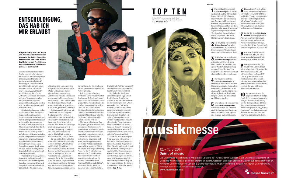 So sieht er aus, der neue Musikexpress