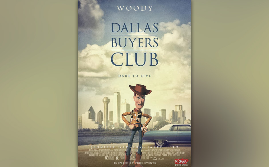 Statt Matthew McConaughey: "Toy Story"-Held Woody übernimmt den "Dallas Buyers Club"