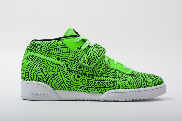 Keith Haring x Reebok Classics: Modell 'Workout Mid Strap'