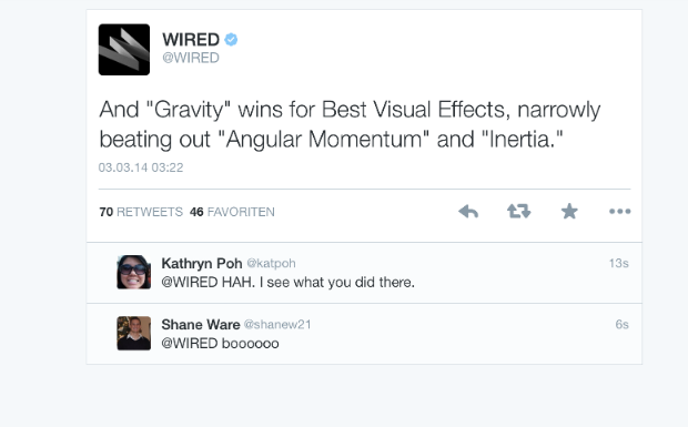Aus der Kategorie „Humor, aus Langeweile geboren“: The Wired gibt uns Nerd-Gags mit Kalauerfaktor.