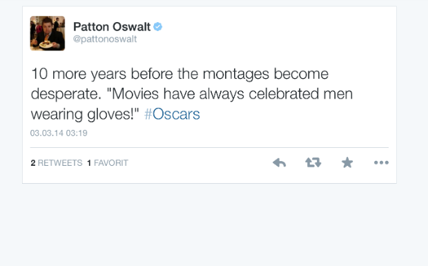 Leider zu nahe an der Wahrheit: Viel fehlte nicht an grenzsinnfreien Clip-Zusammenschnitten, um Patton Oswalts Vorschlag g...