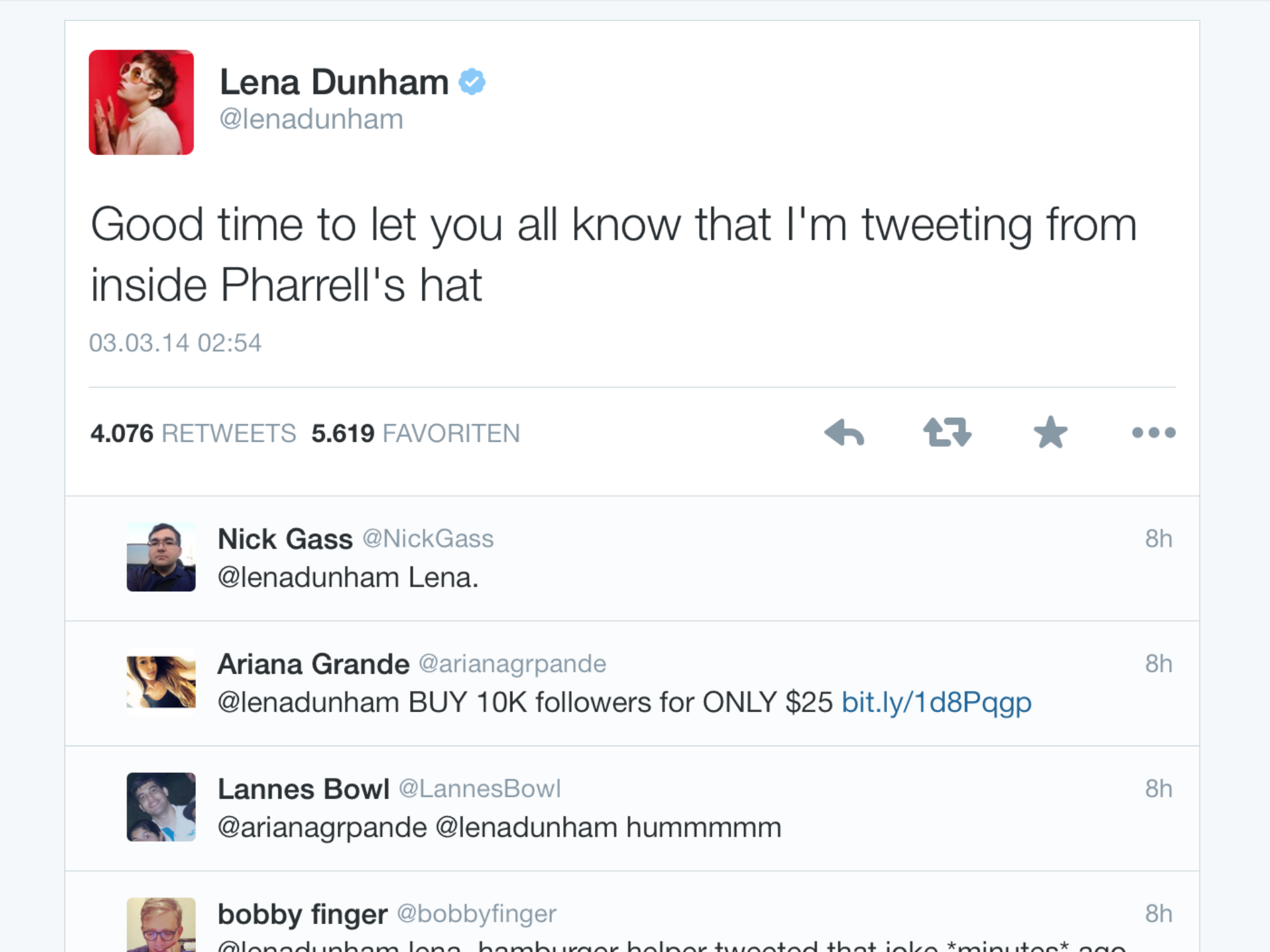 Was der Newsweek-Karikaturist nicht wusste: „Girls“-Chefin Lena Dunham ist mit von der Partie.