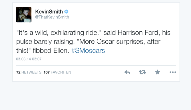 Geek-King Kevin Smith fasst die zunächst wenig aufregenden ersten Segmente treffend zusammen. Harrison Ford wurde erst le...