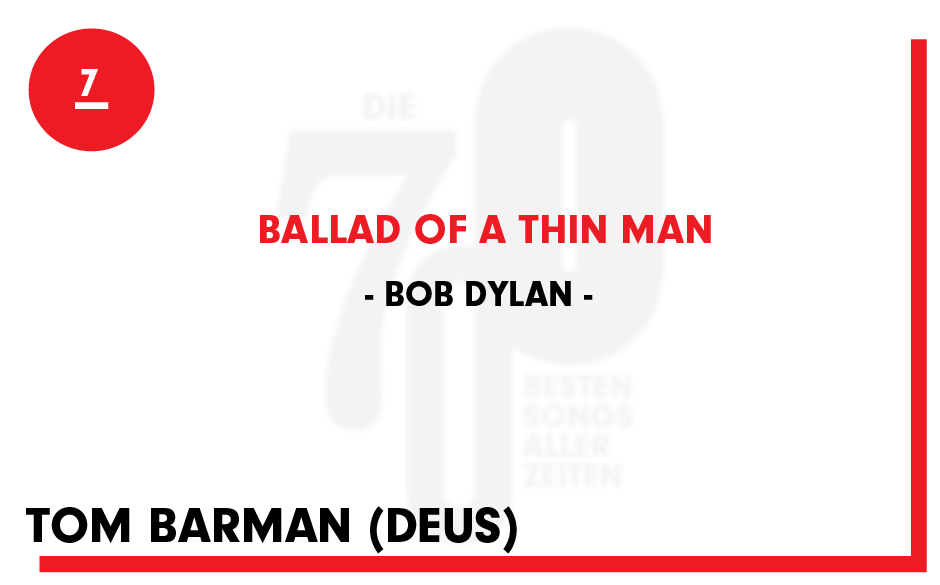 7. Bob Dylan - "Ballad Of A Thin Man"