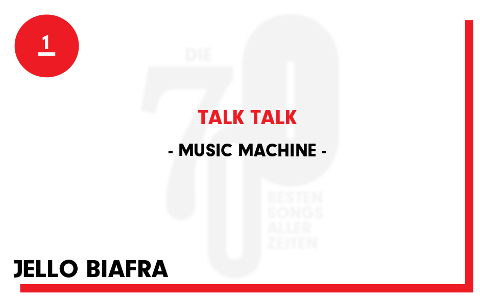 1. Music Machine - "Talk Talk"
