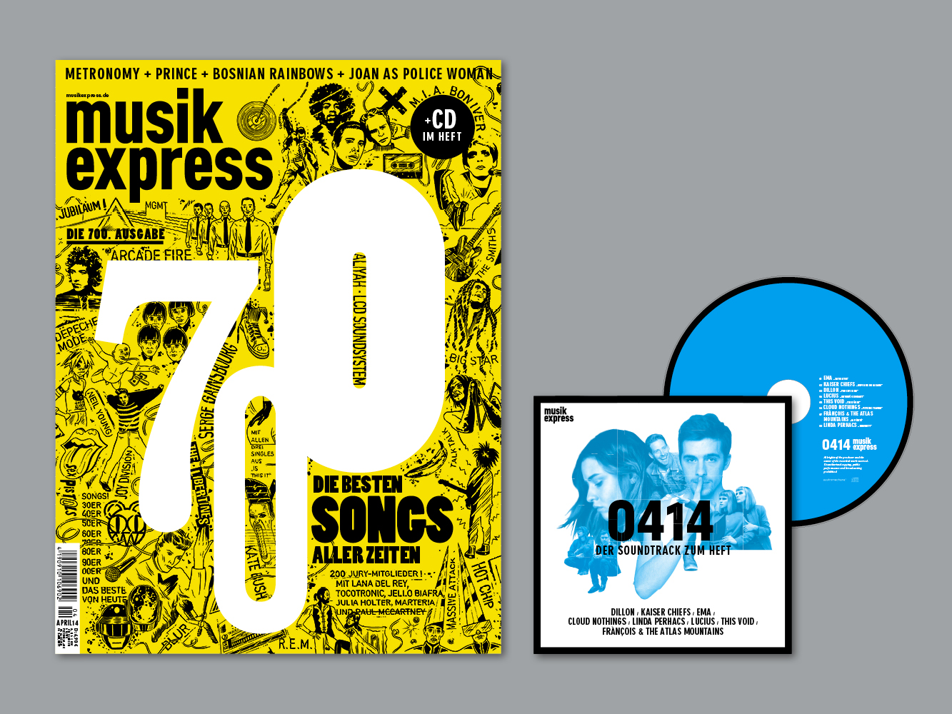 So sieht er aus, der 700. Musikexpress