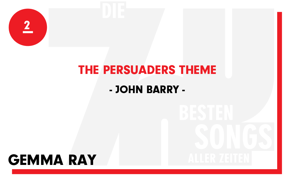 2. John Barry - "The Persuaders Theme"