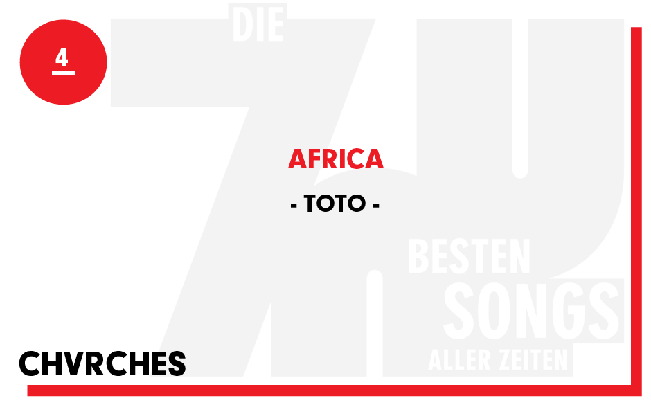 4. Toto - "Africa"
