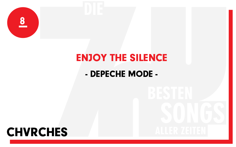 8. Depeche Mode - "Enjoy The Silence"