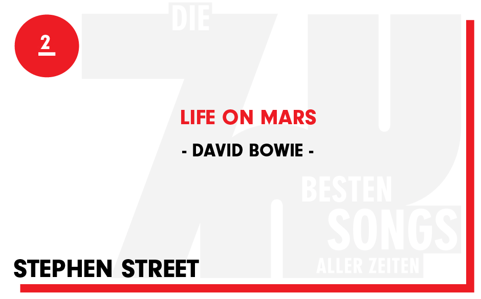 2. David Bowie - "Life On Mars"