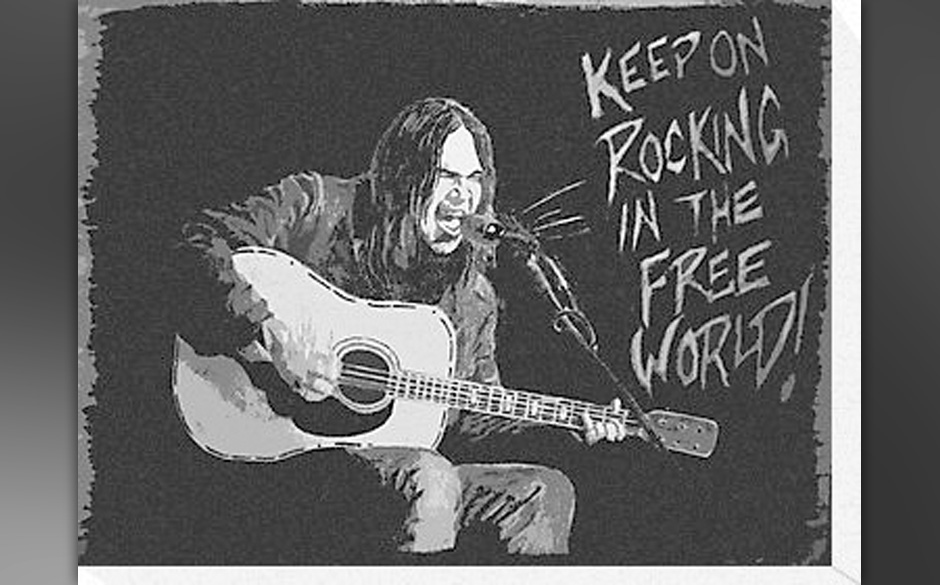 26. Neil Young - "Keep Rockin' In The Free World"