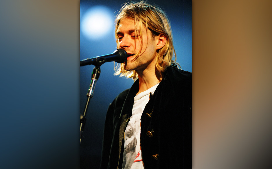Kurt Cobain bei MTV Live and Loud im Pier 28 in Seattle im Dezember 1993