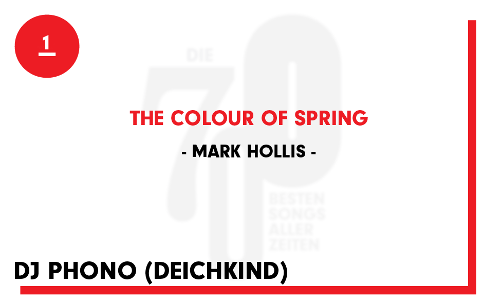 1. Mark Hollis - "The Colour Of Spring"