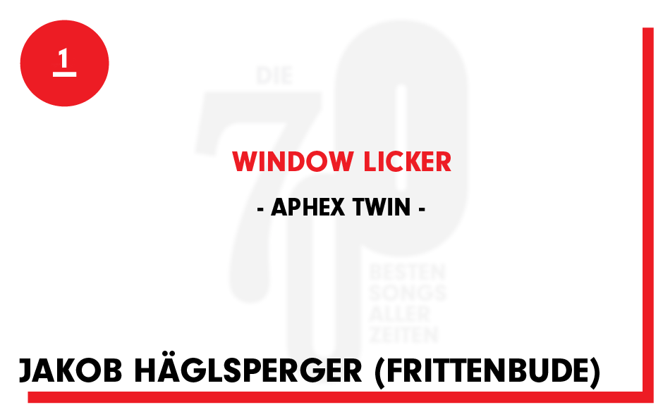 1. Aphex Twin - "Window Licker"