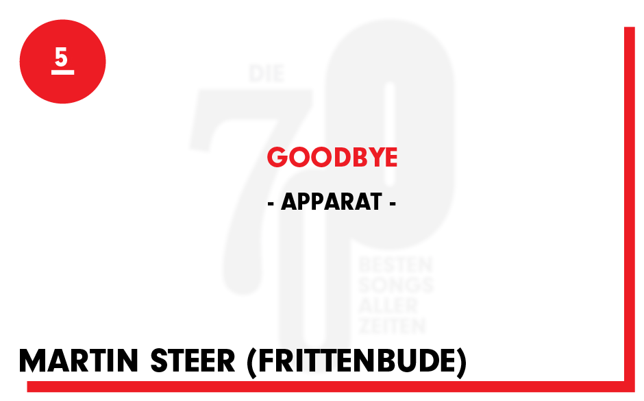 5. Apparat - "Goodbye"