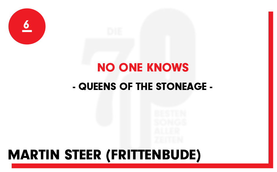 6. Queens Of The Stoneage - "No One Knows"