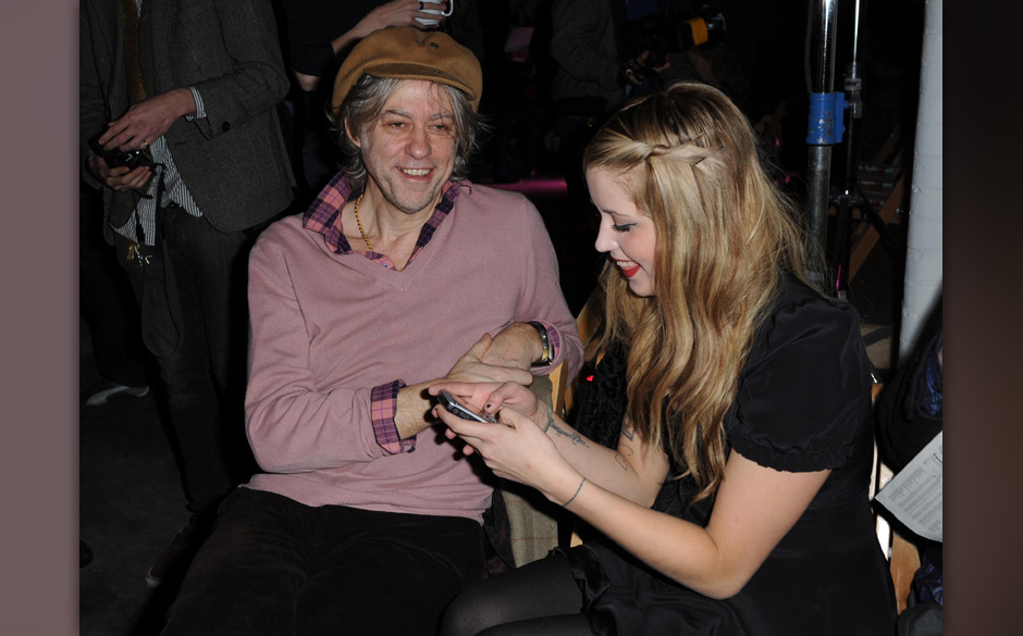 Bob und Peaches Geldof 2009 bei der London Fashion Week