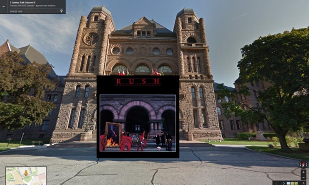 Rush - “Moving Pictures” wurde 1981 vor dem Parlamentsgebäude in Toronto aufgenommen.