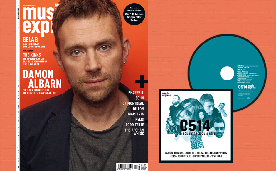 So sieht sie aus, die Mai-Ausgabe des Musikexpress