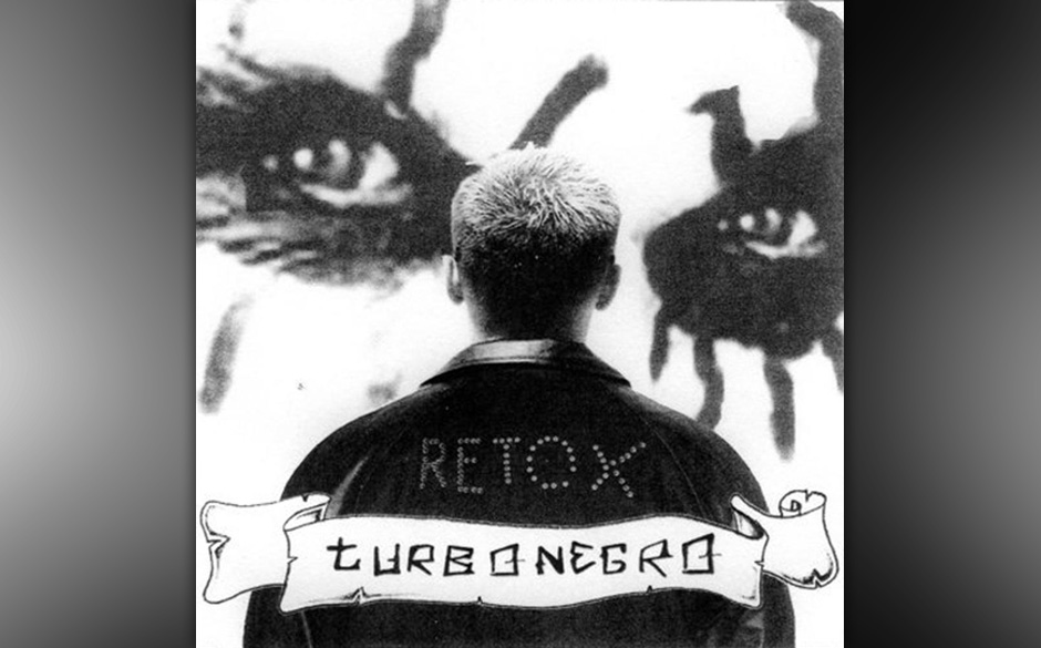 Turbonegro - „Retox“ (2007): 

Wackerer Geselle wird von Hank Von Helvete in Hypnose gestarrt. Subtext: Rock´n´Roll ...