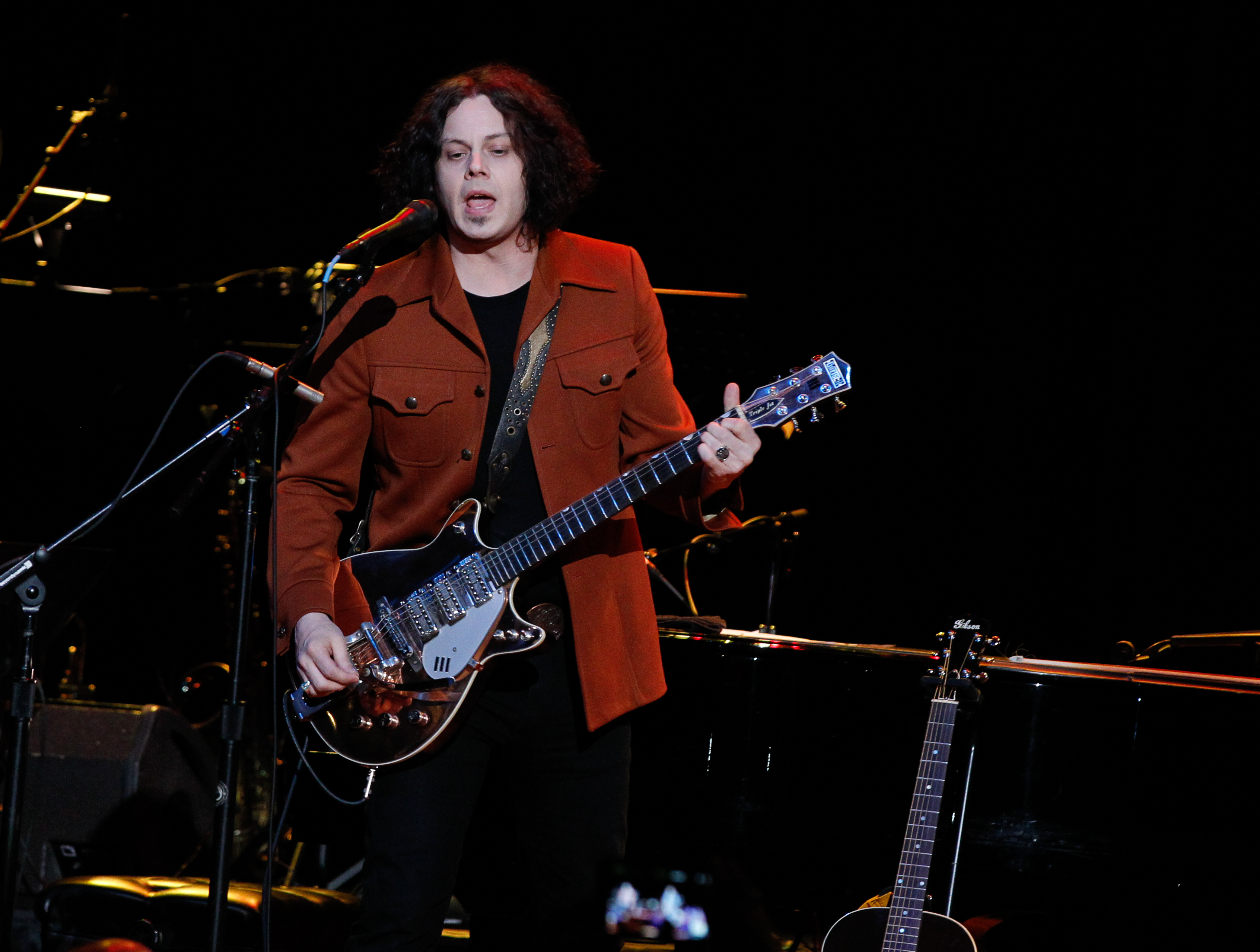 Jack White hat während des "Record Store Day" seine neue Single "Lazaretto" in...