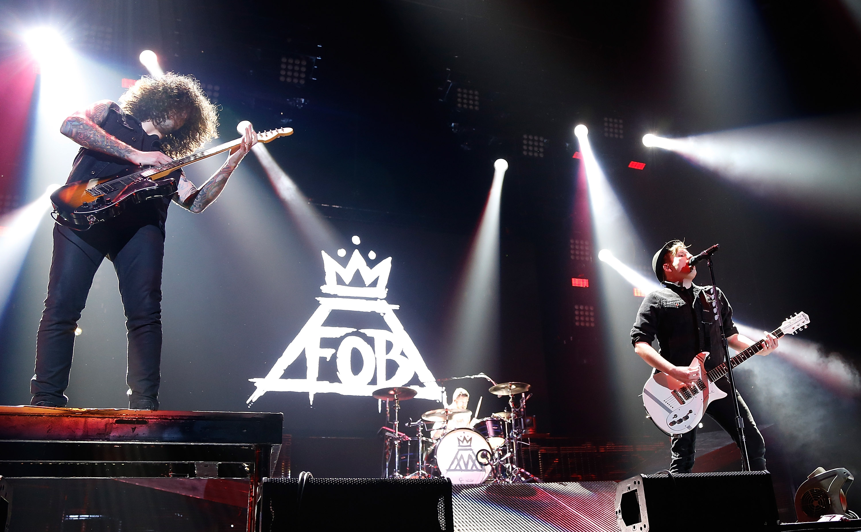 Fall Out Boy Perform At Wembley Arena In London