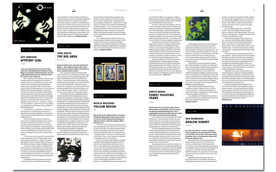 Die Platten des Monats der letzten 40 Jahre in einem Heft zusammengefasst.