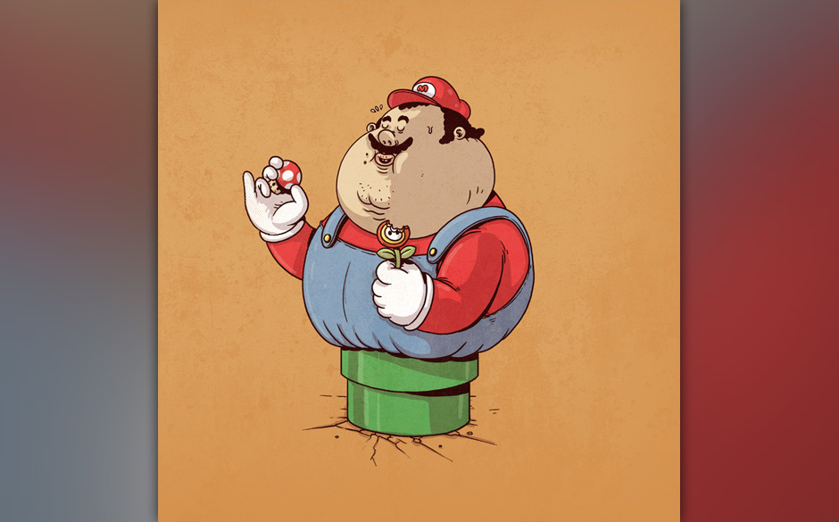 Chunky Super Mario