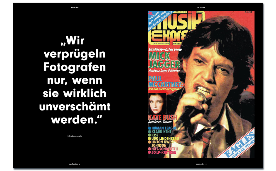 Die ME.Classics-Sonderbeilage "The Rolling Stones" Teil 2.