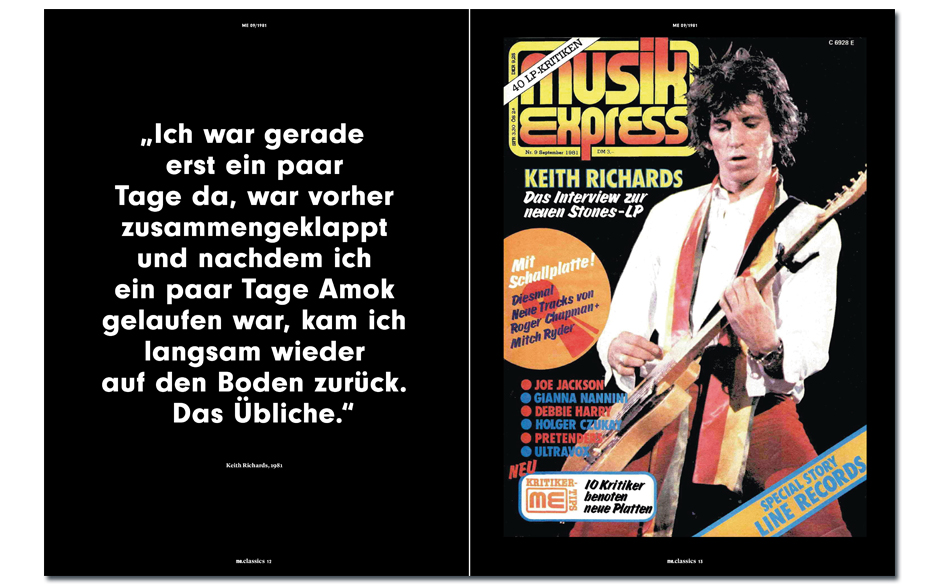 Die ME.Classics-Sonderbeilage "The Rolling Stones" Teil 2.