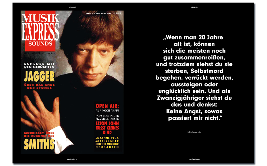 Die ME.Classics-Sonderbeilage "The Rolling Stones" Teil 2.