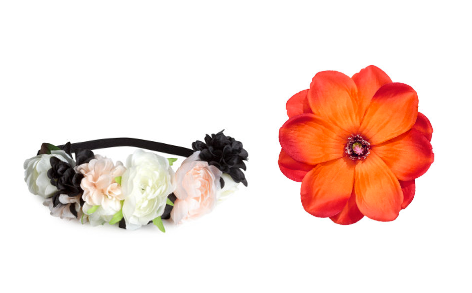 Diverser Blumenhaarschmuck, ab 5,95 Euro
Gesehen bei HM.com