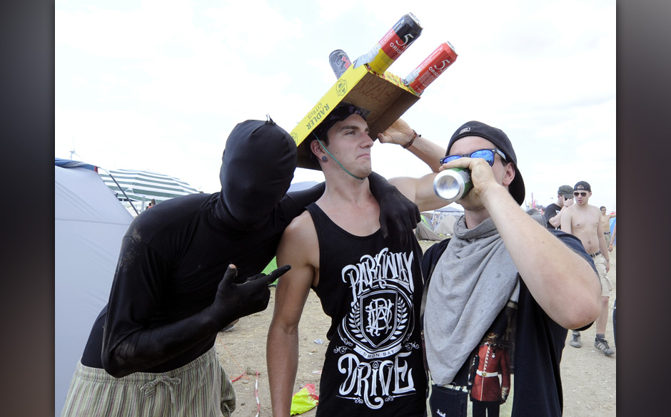 Besucher des Festivals