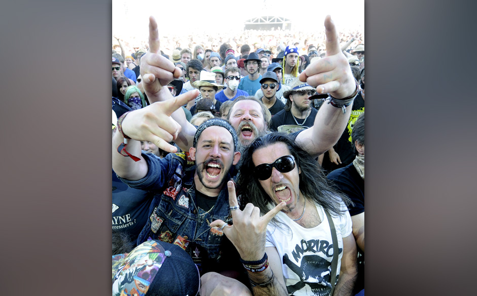 Besucher des Festivals