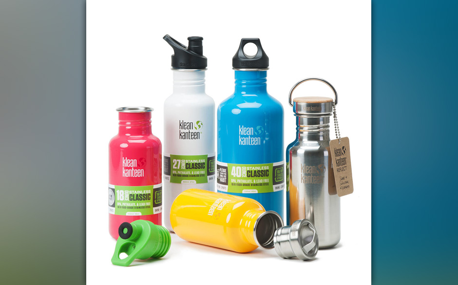 Wasserflaschen aus Edelstahl, ab 23,95 Euro
Gesehen bei Kleankanteen.com