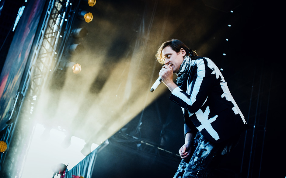 Arcade Fire, hier bei ihrem Auftritt auf dem Northside Festival 2014.