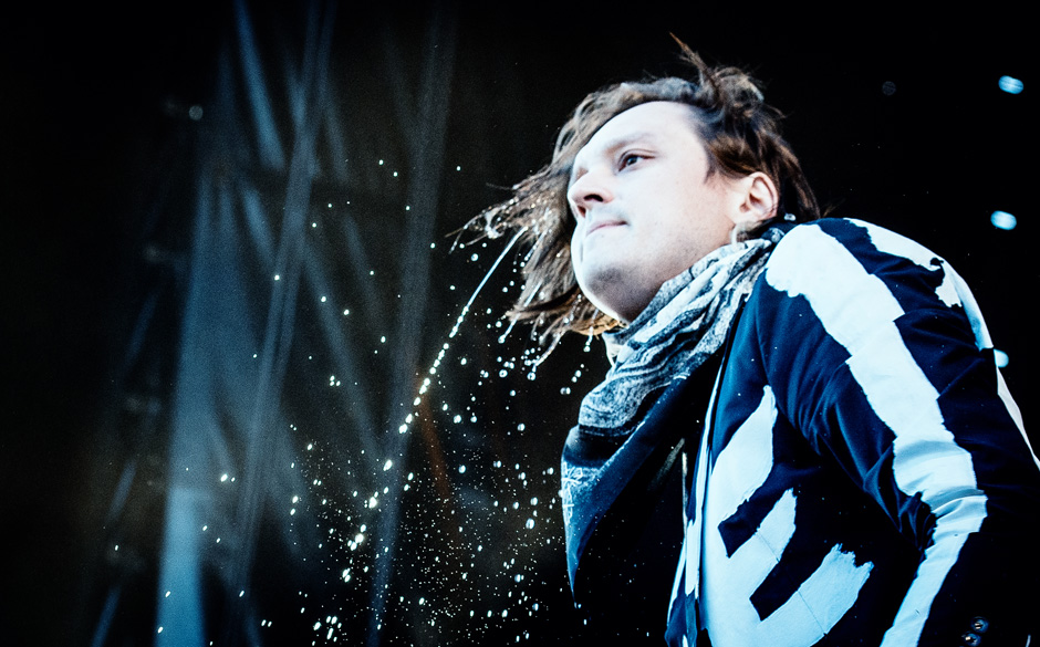 Arcade Fire, hier bei ihrem Auftritt auf dem Northside Festival 2014.