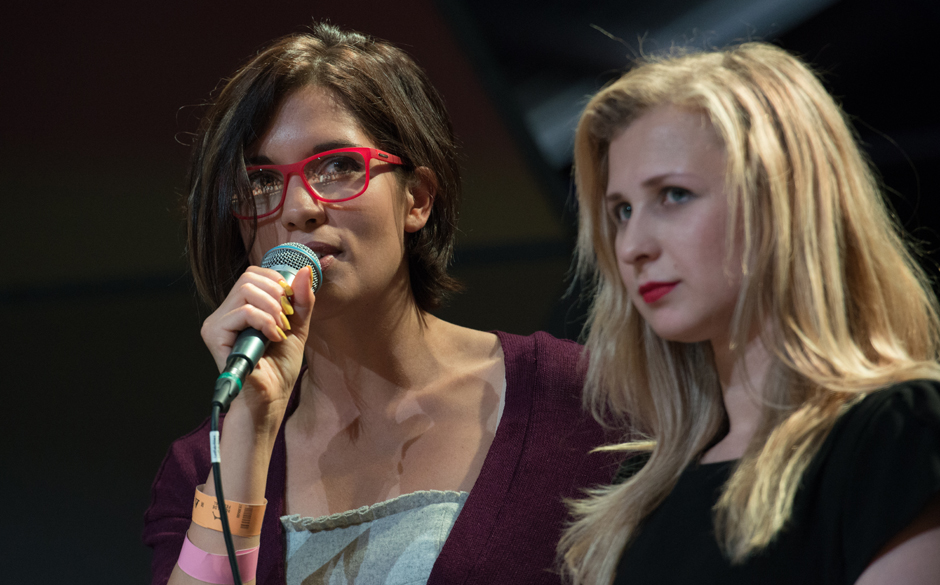 Pussy Riot beim Roskilde Festival 2014