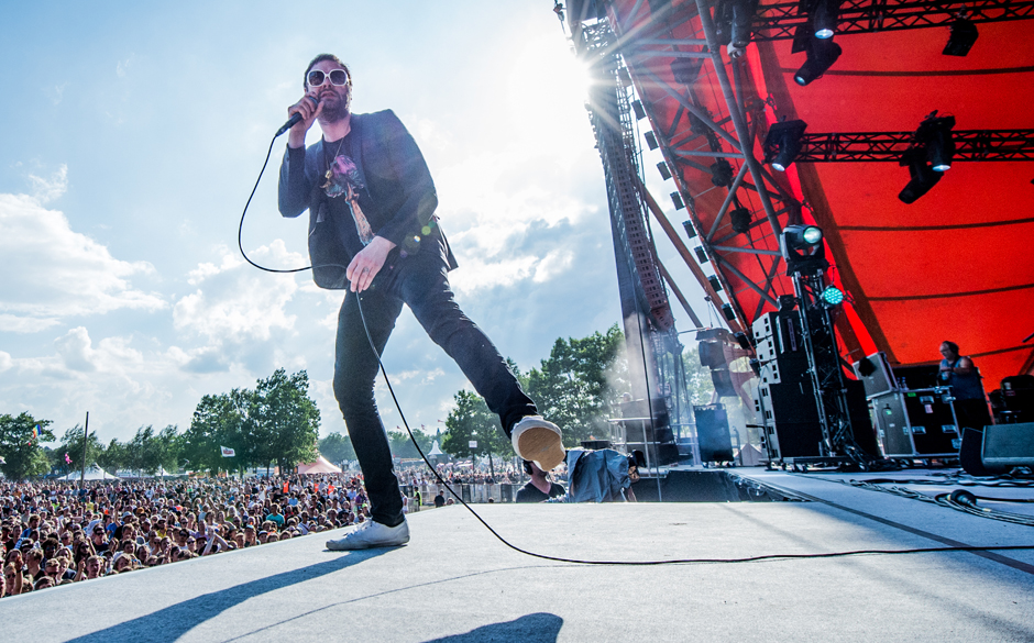 Kasabian beim Roskilde Festival 2014