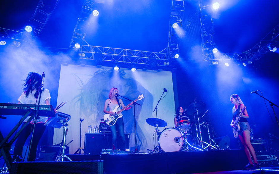 Warpaint beim Roskilde Festival 2014