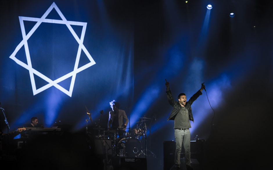 Damon Albarn beim Roskilde Festival 2014