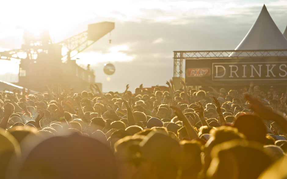 Auch beim Splash! herrschte Fußballfieber