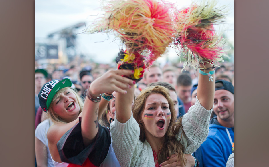 Auch beim Splash! herrschte Fußballfieber