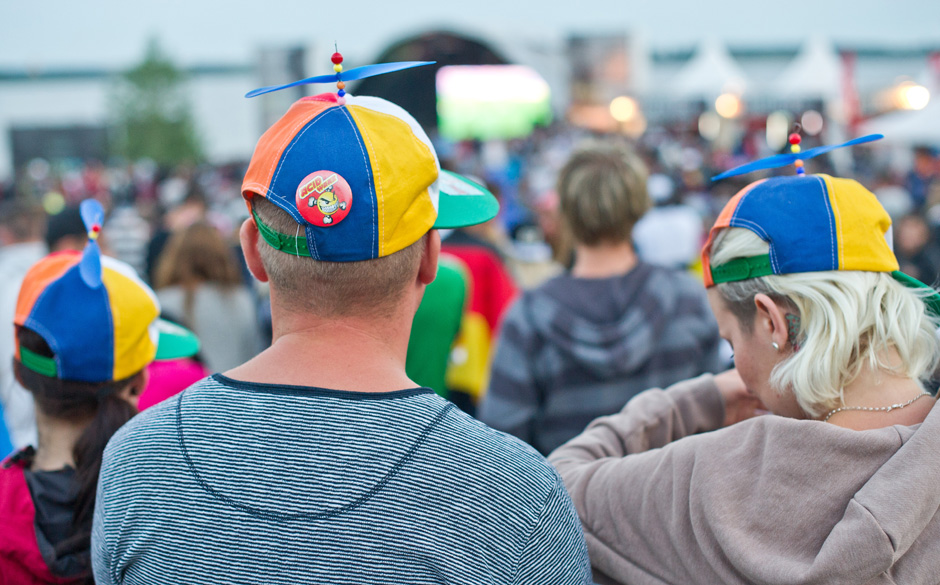 Auch beim Splash! herrschte Fußballfieber