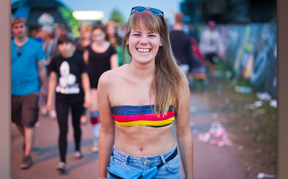 Auch beim Splash! herrschte Fußballfieber