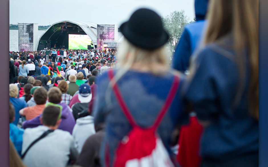 Auch beim Splash! herrschte Fußballfieber