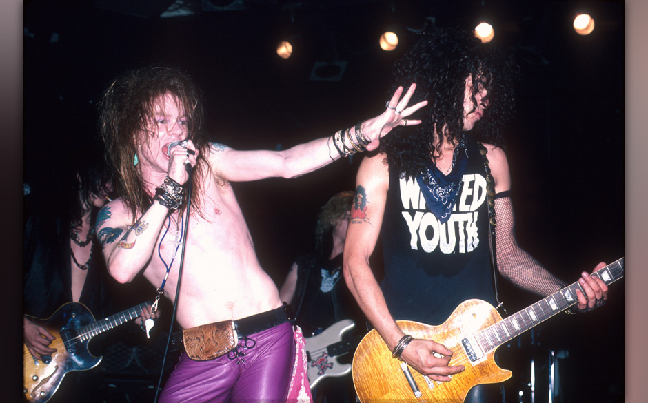 Axl Rose of Guns N' Roses in Concert - File Photos